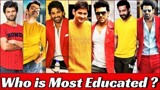 30 South Indian Telugu Actors Education Qualification South Actors Education