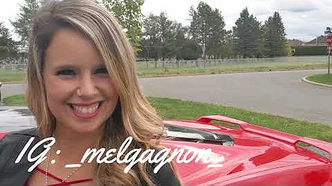 bord de la corvette c8 avec Mlissa Gagnon - Test d...