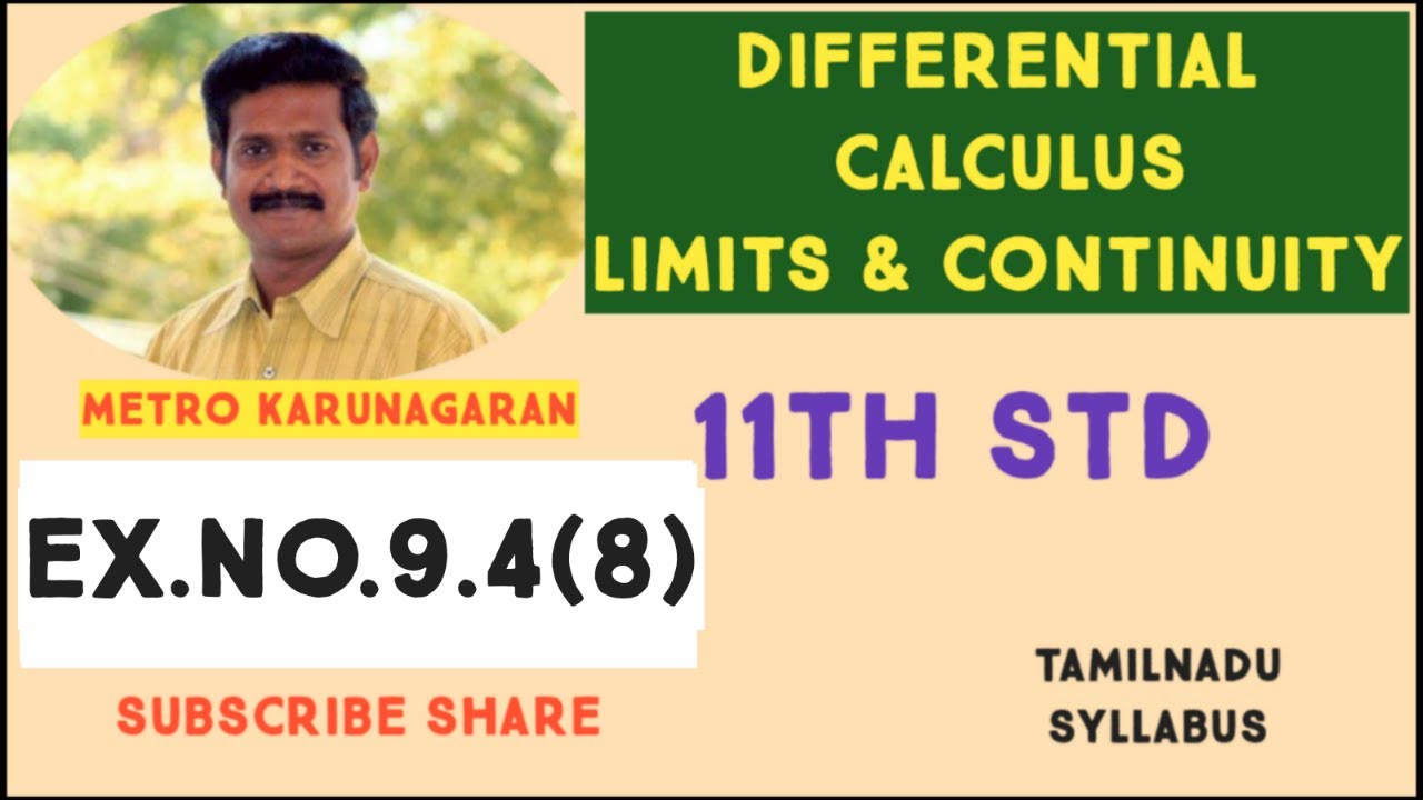 11th Std Maths Ex 9 4 8 Evaluate Limit tan 2x sin 5x As X 11th-std-maths-ex-9-4-8-evaluate-limit-tan-2x-sin-5x-as-x