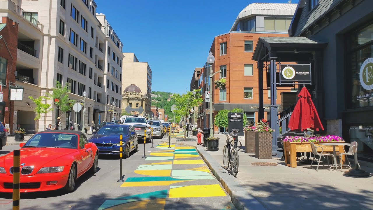4K Sunny Day Walk in Westmount, Island of Montreal, Quebec, Canada (Greene Avenue) YouTube