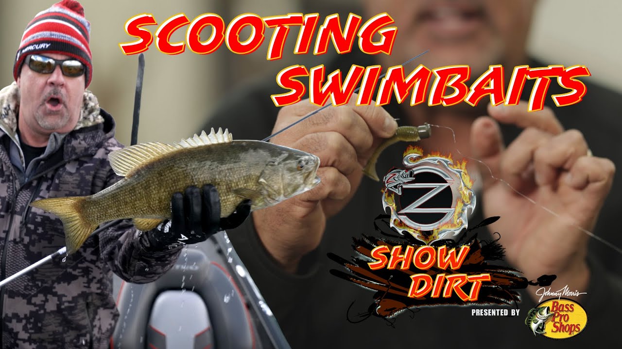 Scooting Swimbaits In Cold Clear Deep Water ZONA SHOW DIRT Episode 41