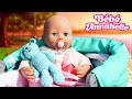 Vidéo pour enfants. Bébé born Annabelle en français : bébé à la promenade