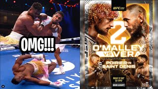 OMG NO WAY !!! Anthony Joshua vs Francis Ngannou | UFC 299 Marlon Chito&#39; Vera vs Sean O&#39;Malley #ufc