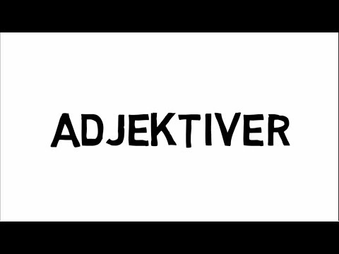 Lærer norsk: Adjektiver | adjectivos | adjectives in norwegian