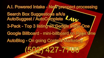 Autosuggest for lawyers | Search Box Optimization | Autocomplete