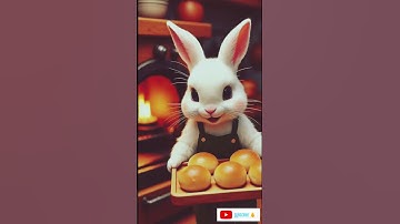 🐇 Adorable Bunny Chef Baking Fresh Bread | Cozy Kitchen AI Art