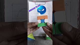 Easiest Method To Make Indian Flag 🇮🇳