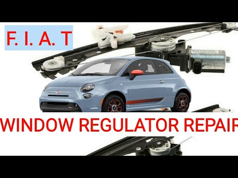 HOW TO FIX A WINDOW REGULATOR IN A FIAT.