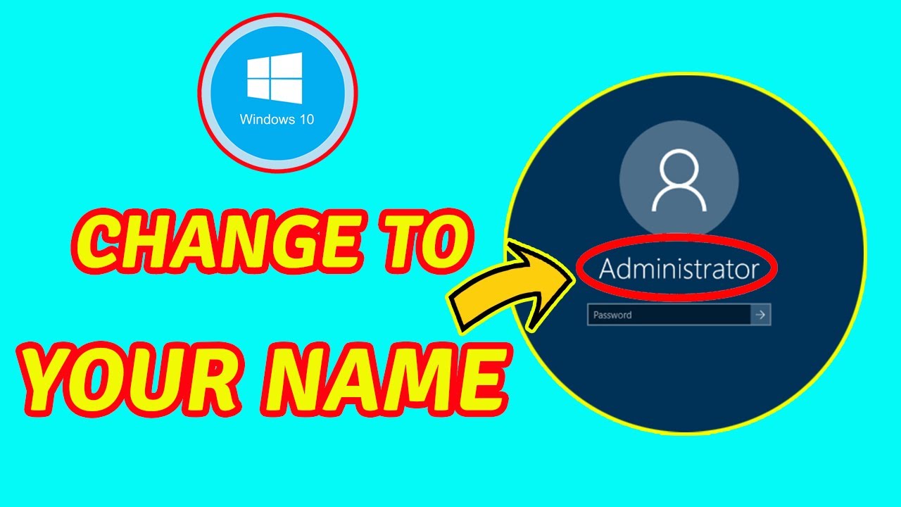 How to change user profile name window 10 change user login name