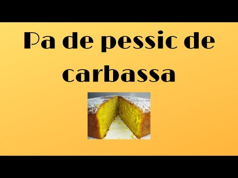 Vídeo: Com Coure Pa De Carbassa Farcit De Pastís De Formatge