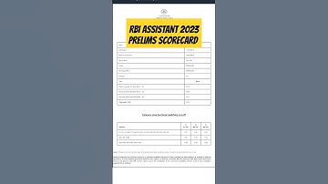 My RBI ASSISTANT 2023 Prelims Scorecard 😢😢 || Normalisation 😑 #rbiassistant2023 #result #banking