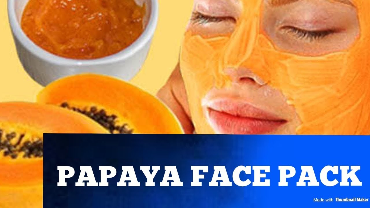 papaya face mask for pigmentation and dull skin / Girl &boys both can