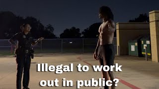 They called the cops on me for filming workout videos!