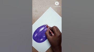 How to draw a brinjal #brinjal #shorts #drawing