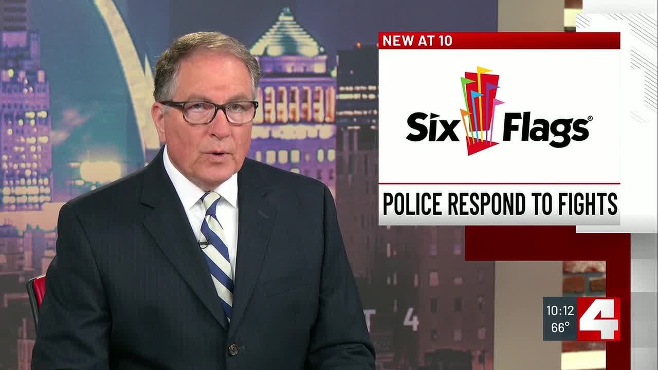 Six Flags' first day of the season cut short due to fights - YouTube
