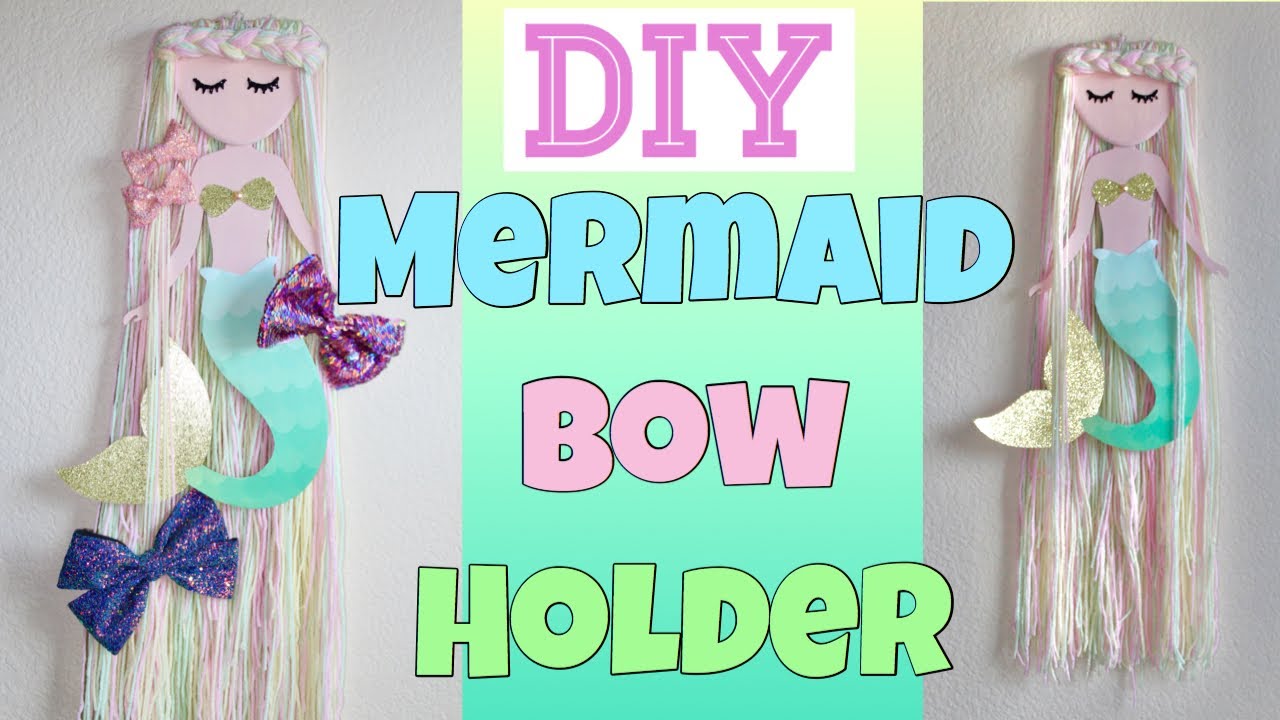 Mermaid Bow Holder, DIY Bow Holder