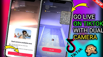 😍How to Go Live on TikTok with Dual Camera | Go Live with Front and Back Camera