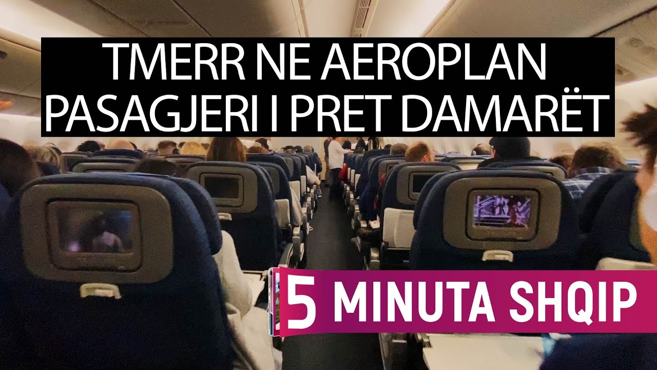 Tmerr në aeroplan, pasagjeri i pret venat, bën ulje emergjente në Aeroportin 'Nënë Tereza'