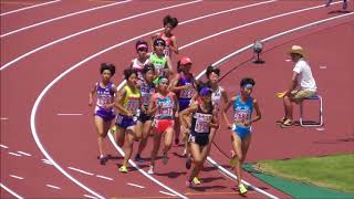 女子1500ｍ_予選1組_三重インターハイ陸上20180802