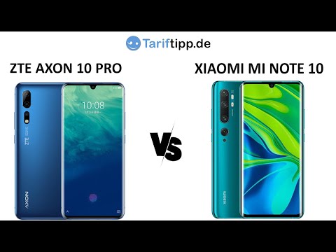 Handy Vergleich | ZTE Axon 10 Pro vs. Xiaomi Mi Note 10