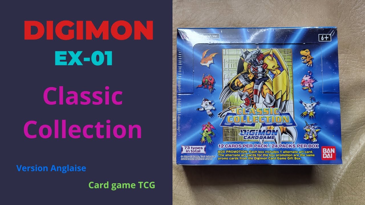 UNBOXING DIGIMON Classic collection (english cards) YouTube