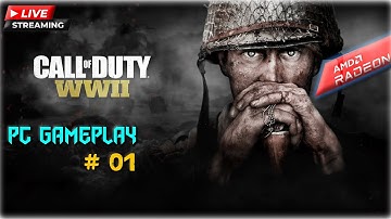 🔴 Call of Duty WWII LIVE | Campaign Gameplay Walkthrough | 4K/60FPS | NKG #01