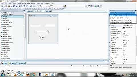 combobox in visual studio