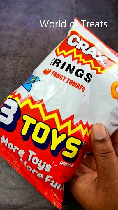 3 toys inside pack of 1 crax ring chips shorts viral video
