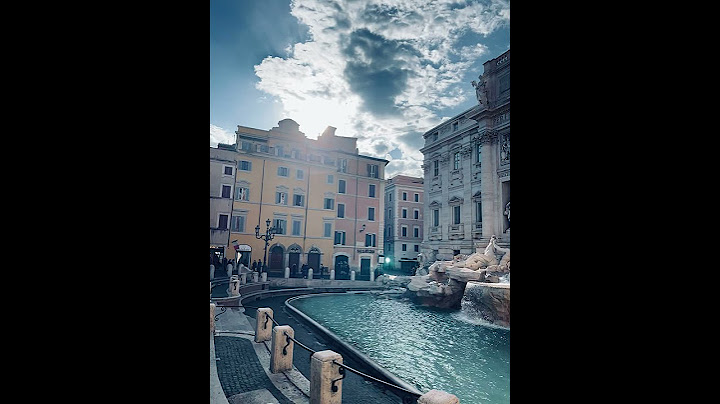 Most Famous Fountain, FONTANA DI TREVI in Rome Italy (Roma)