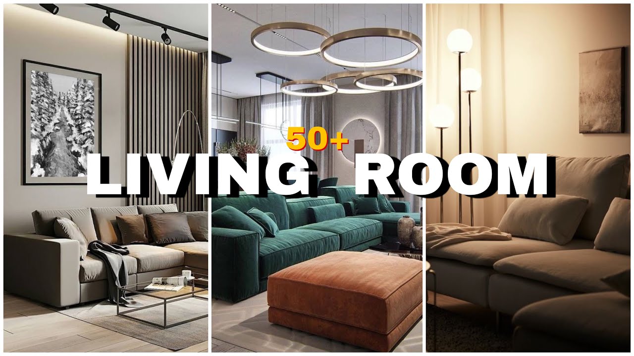 MODERN LIVING SPACE DECOR IDEAS | Tips for Living Room - YouTube