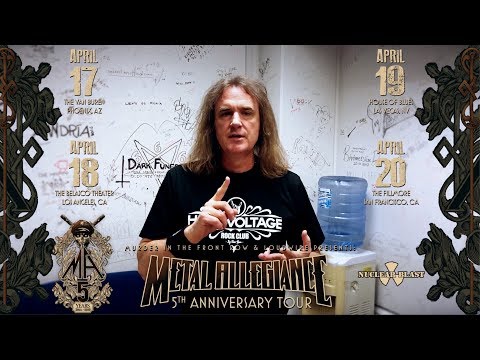 METAL ALLEGIANCE - 5th Anniversary Tour David Ellefson Invite (OFFICIAL TRAILER)