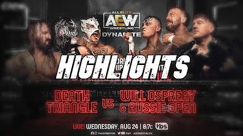 Death Triangle vs. United Empire | AEW Dynamite 24/08/2022 | Highlights |