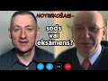 "Notiekošais - tas ir Dieva sods vai eksāmens?" Tālivaldis Tālbergs un Andris Opengeims.