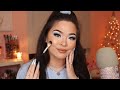 ASMR Doing My Makeup 💙 | Chatty Whispering