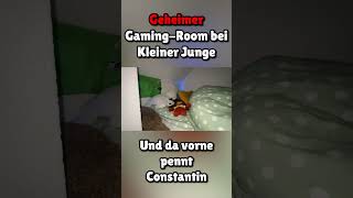 Geheimes Gaming Zimmer Bei Kleiner Junge Zu Hause 😯 #Shorts