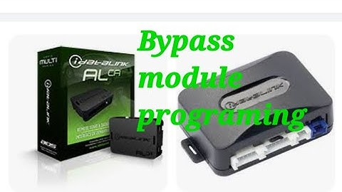 How to program remote start bypass module Idatalink alca