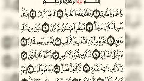 سورة الطارق ماهر المعيقلي 86