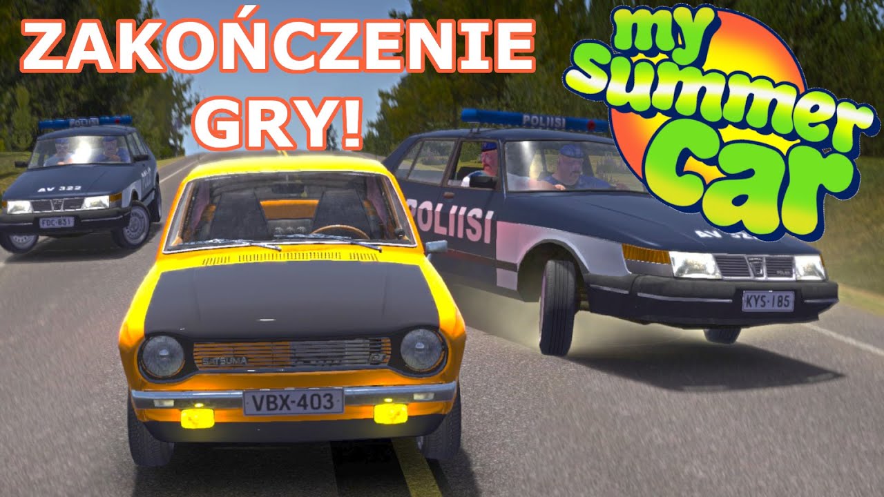 ATAK NA MIESZKAŃCÓW I UCIECZKA PRZED POLICJĄ! Zakończenie serii My Summer Car Ostatni