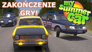 ATAK NA MIESZKAŃCÓW I UCIECZKA PRZED POLICJĄ! | Zakończenie serii My Summer Car - Ostatni odcinek! screenshot 3