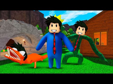 BEBÊ FUGINDO DOS AMIGOS COLORIDOS DO BABÃO MALVADO! Roblox