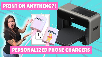 UV Printing on a Phone Charger with the eufyMake E1