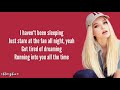 Dove Cameron- bloodshot (lyrics)