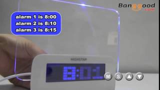 Blue Light Lcd Digital Screen Memo Time Highstar Hsd 1141 Configuration