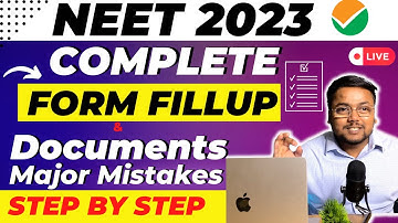How to fill NEET Application form 2023 ✅ | Step by Step📌 | NEET 2023 Form Filling | NEET form 2023