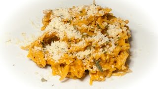 Creamy Roasted Red Pepper Pasta (Vegan & Low Salt!)