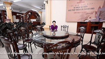 Siêu phẩm bàn ăn tròn khảm ốc 10 ghế siêu to gỗ cẩm lai | Đồ Gỗ Hướng Mai