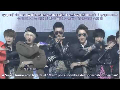 Super Junior   Superman Sub Español + Romanización + Hangul   YouTube