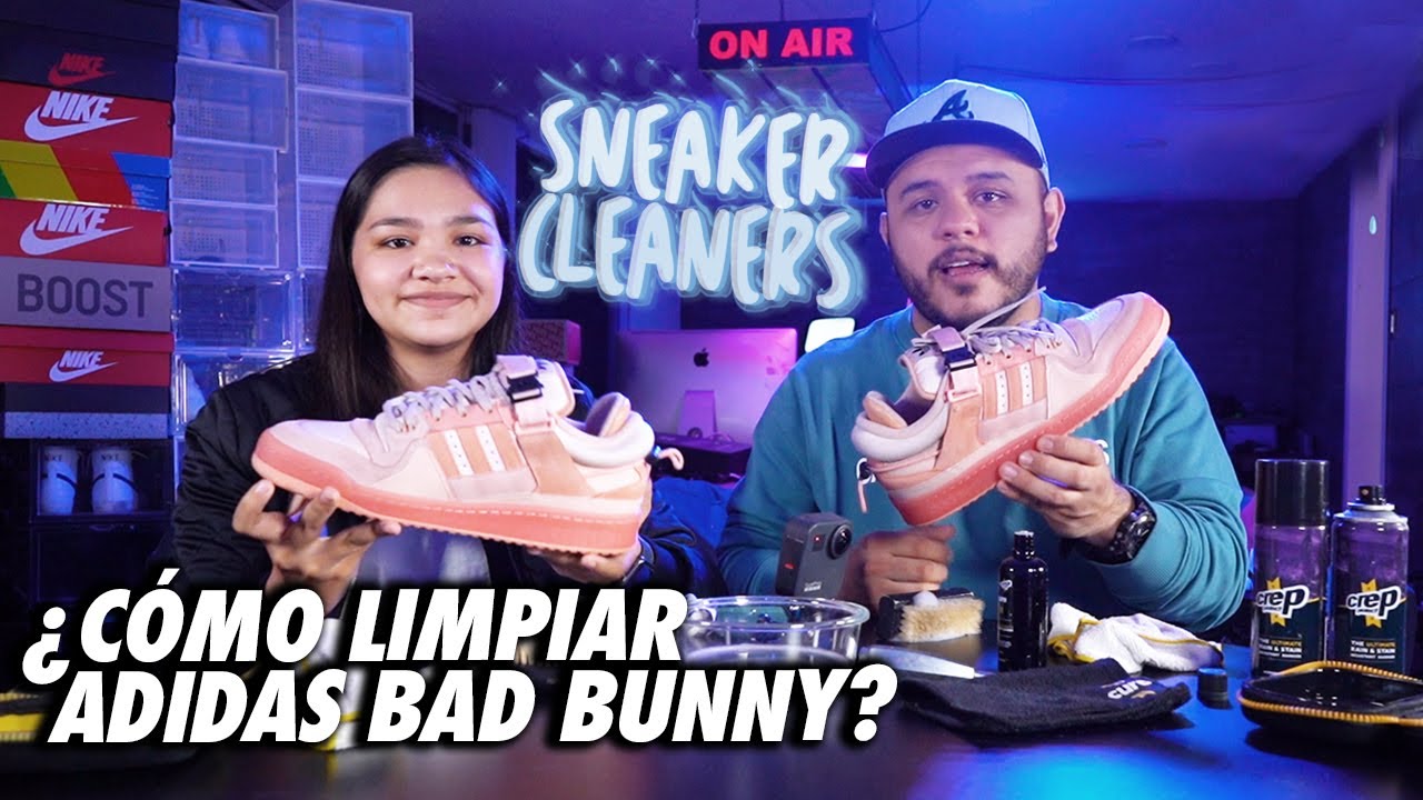 😱 Cómo limpiar tus ADIDAS BAD BUNNY CUIDADO con la Gamuza de tus Sneakers FT Samara -