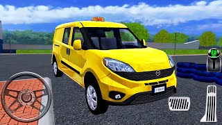 New Car Taxi Fiat Van Driving - Depot Truck Driver Parking Simulator - Android GamePlay #4 screenshot 2