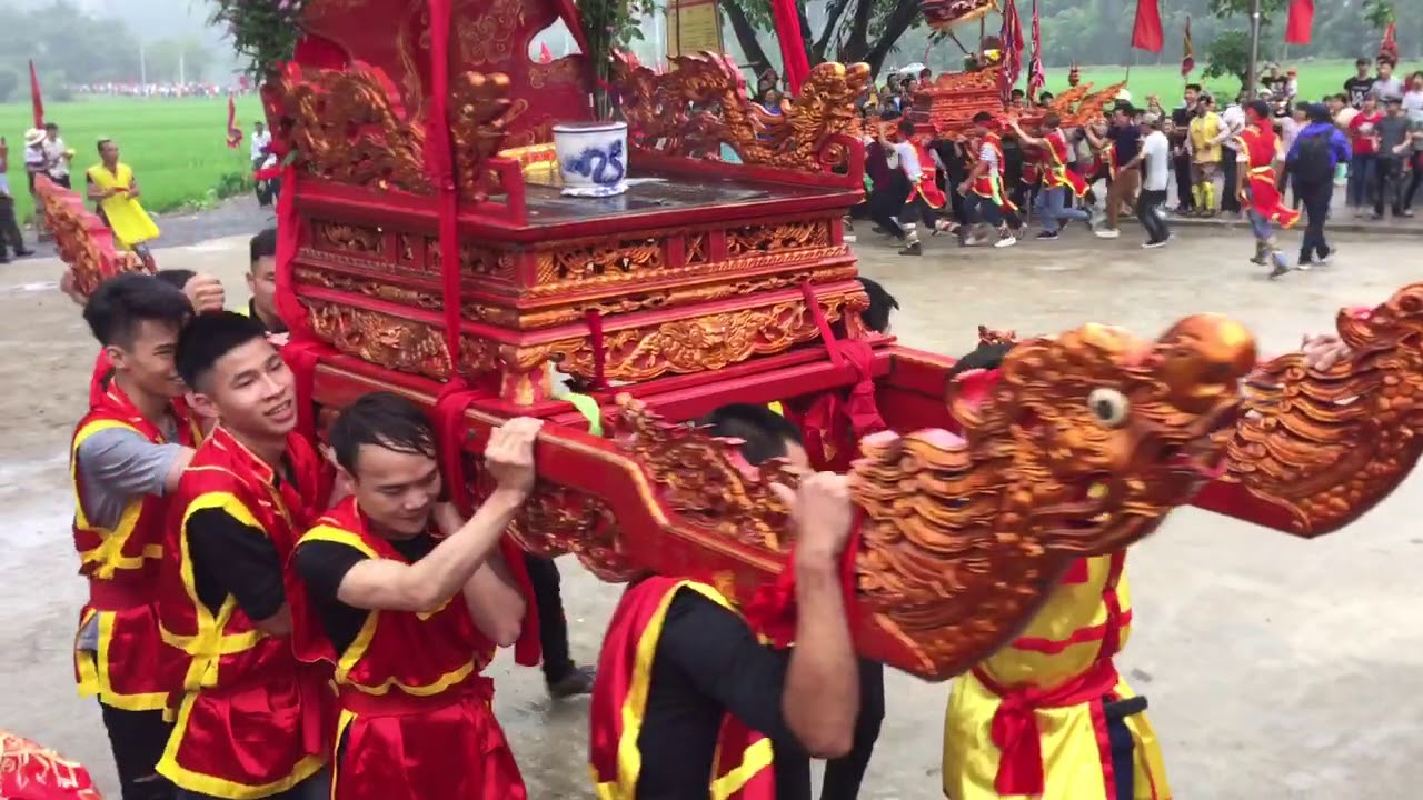den thai vi Update Rước kiệu Hội Đền Thái Vi 2018